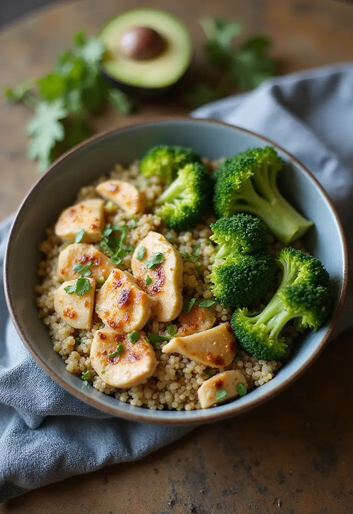29 Chicken and Broccoli Recipes Healthy Dinners That Hit the Spot - 7. Chicken and Broccoli Quinoa Bowl