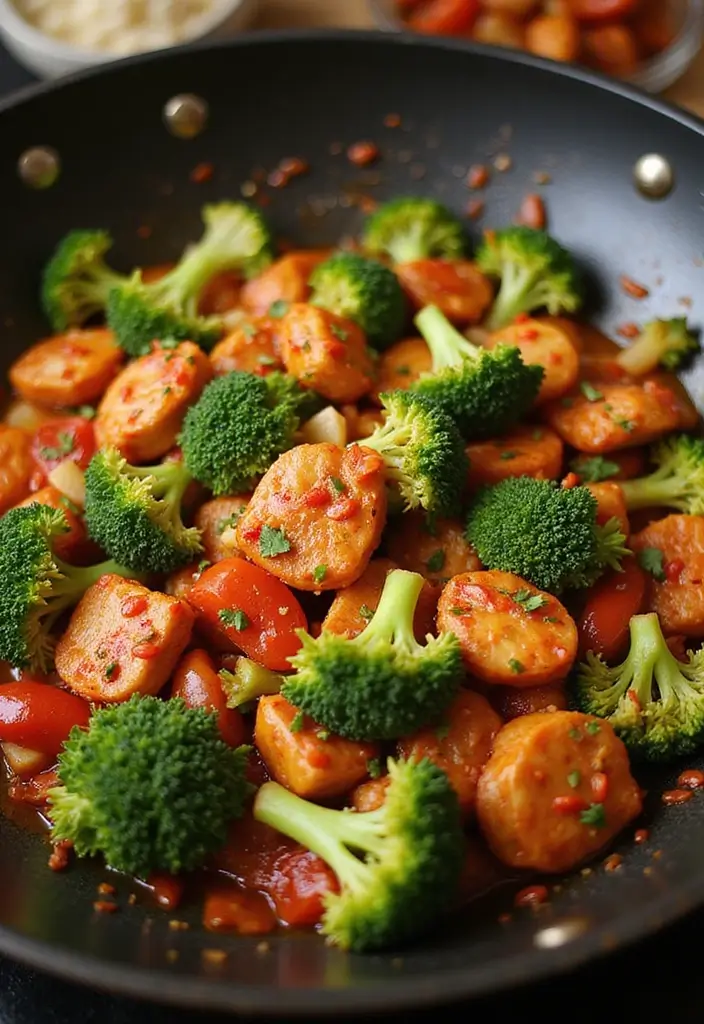 29 Chicken and Broccoli Recipes Healthy Dinners That Hit the Spot - 8. Spicy Chicken and Broccoli Stir-Fry