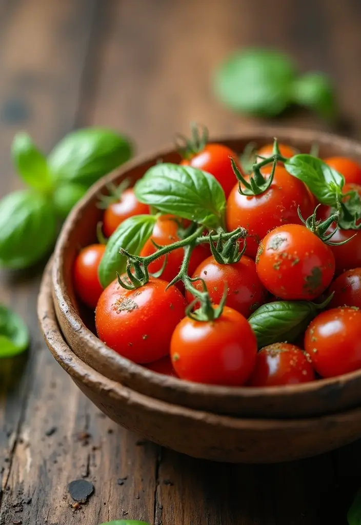 29 Easy Healthy Salad Recipes That Burst With Fresh Flavor - 29. Tomato Basil Salad