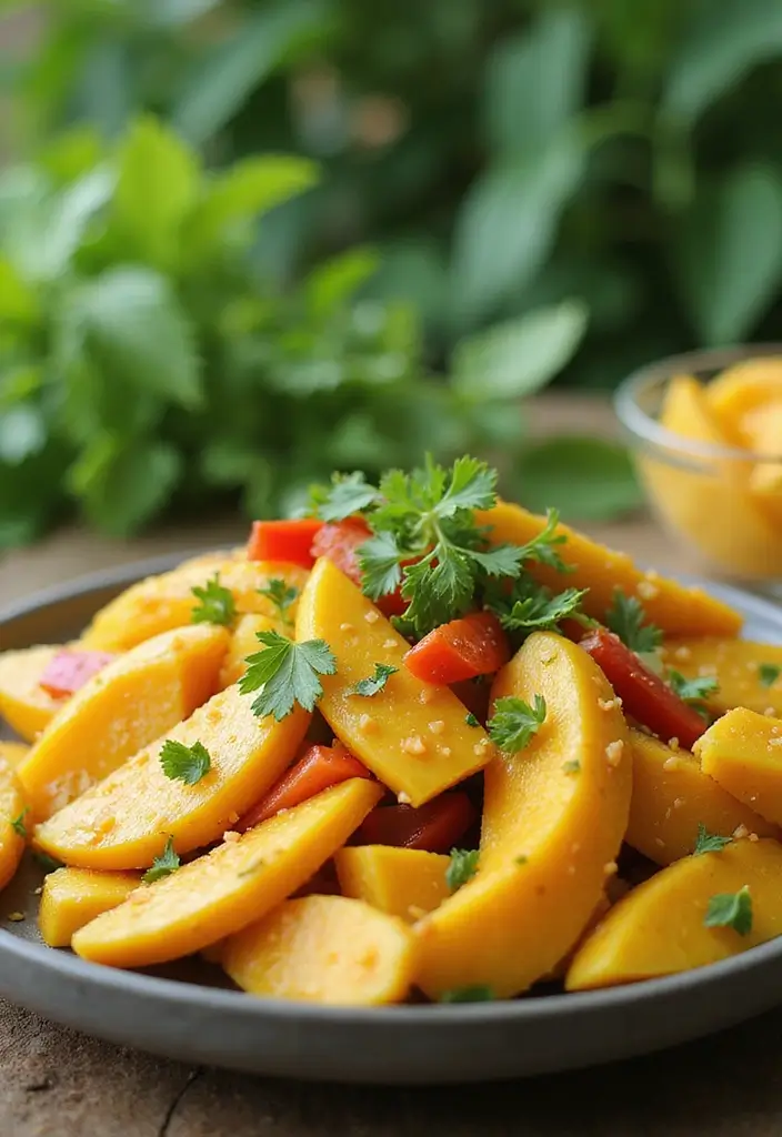 29 Easy Healthy Salad Recipes That Burst With Fresh Flavor - 4. Thai Mango Salad