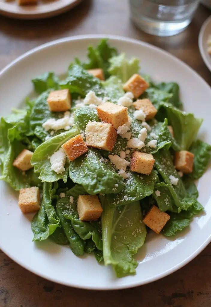 29 Easy Healthy Salad Recipes That Burst With Fresh Flavor - 5. Classic Caesar Salad
