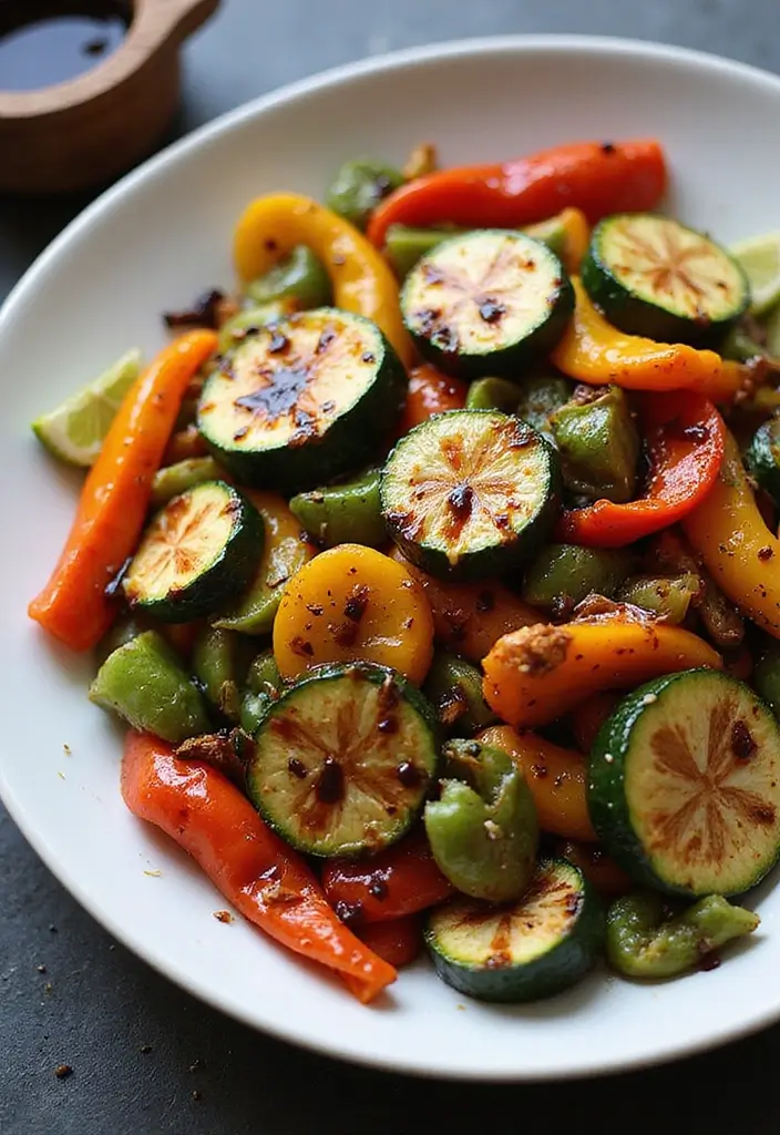 29 Easy Healthy Salad Recipes That Burst With Fresh Flavor - 8. Warm Roasted Vegetable Salad