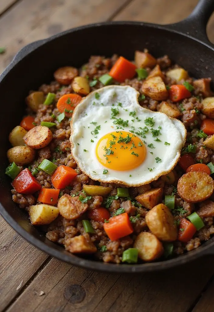 29 Ground Bison Recipes Healthy and High-Protein - 8. Bison Breakfast Hash