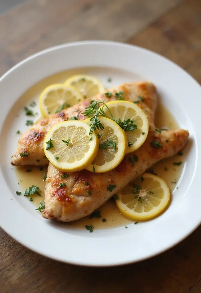 29 Healthy Baked Chicken Recipes That Are Simple and Delicious - 1. Lemon Herb Garlic Chicken