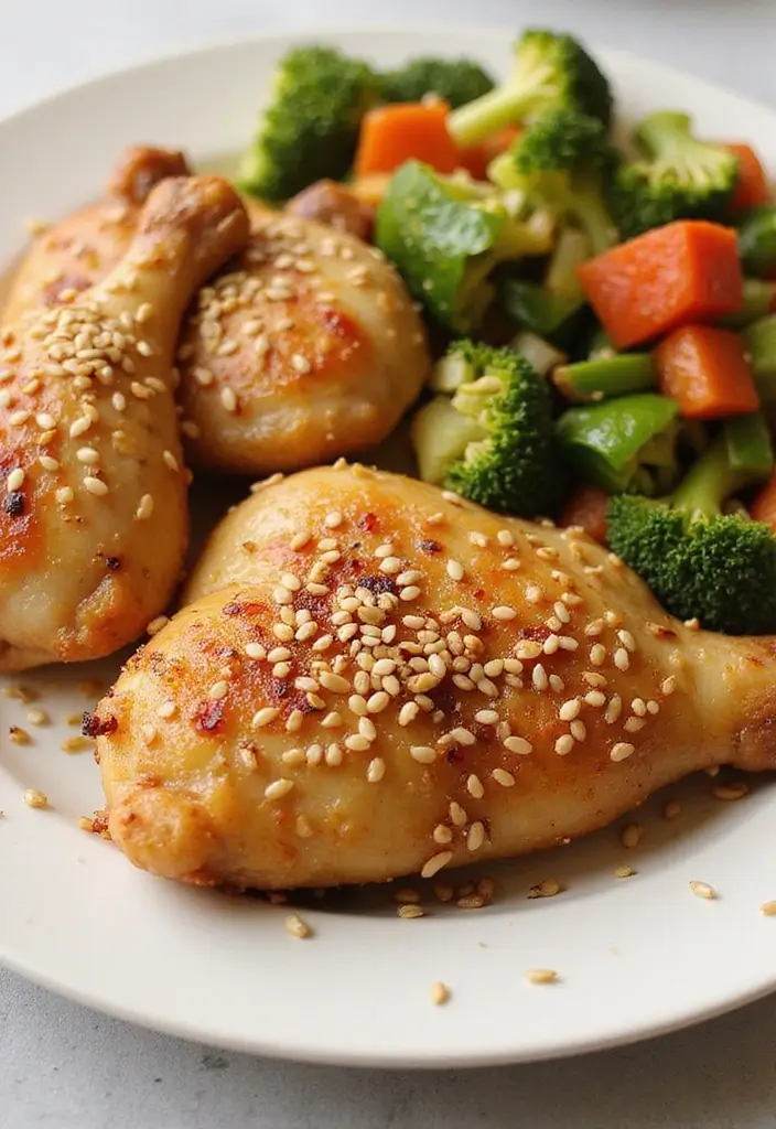 29 Healthy Baked Chicken Recipes That Are Simple and Delicious - 11. Sesame Ginger Baked Chicken