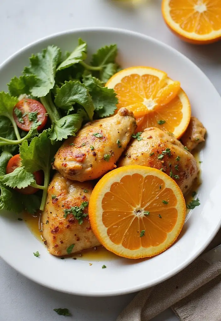 29 Healthy Baked Chicken Recipes That Are Simple and Delicious - 13. Orange Ginger Baked Chicken