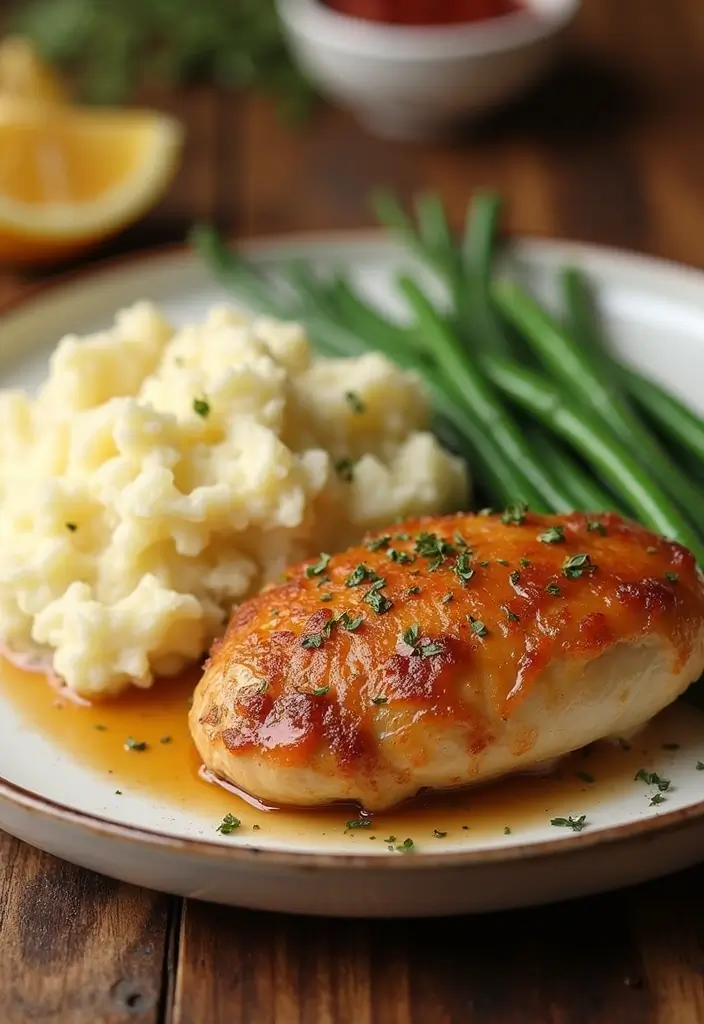 29 Healthy Baked Chicken Recipes That Are Simple and Delicious - 18. Brown Sugar Garlic Baked Chicken