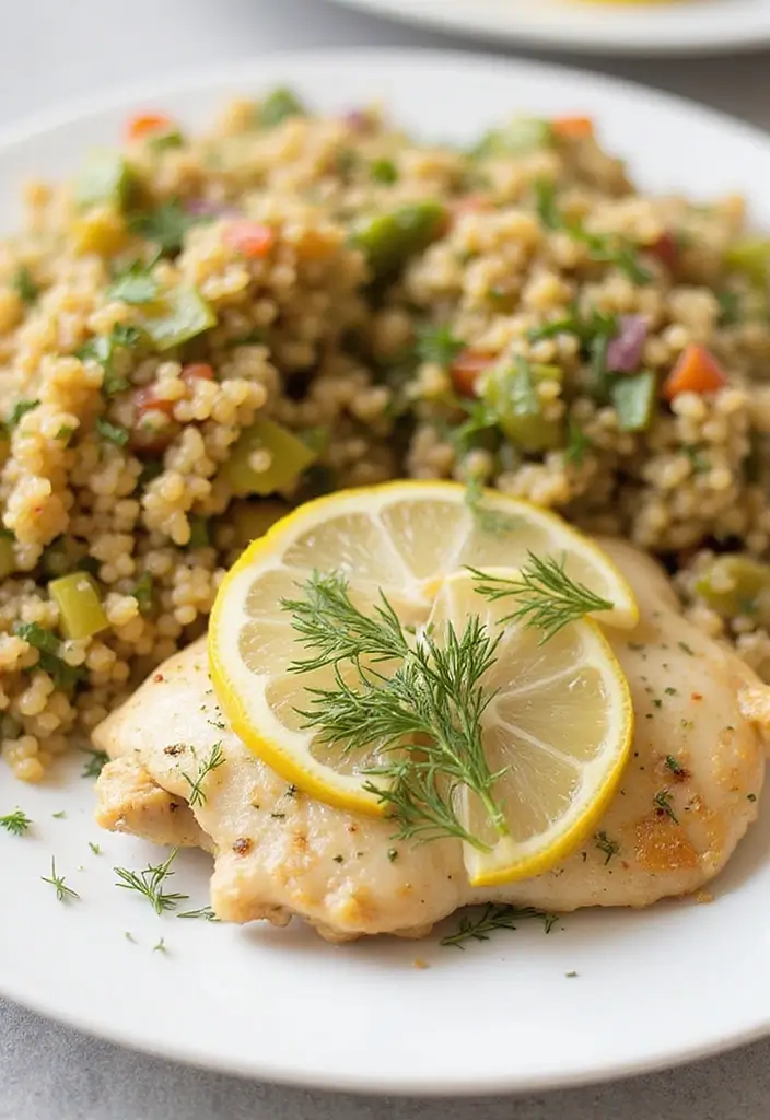29 Healthy Baked Chicken Recipes That Are Simple and Delicious - 25. Dill Lemon Baked Chicken