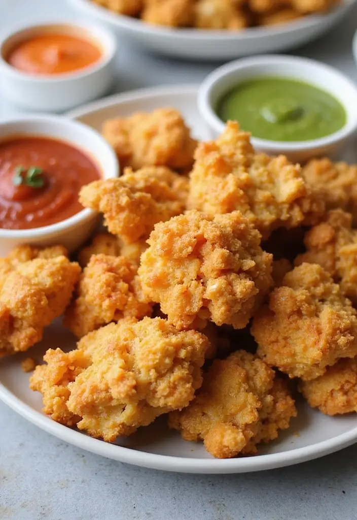 29 Healthy Baked Chicken Recipes That Are Simple and Delicious - 26. Popcorn Chicken Bake