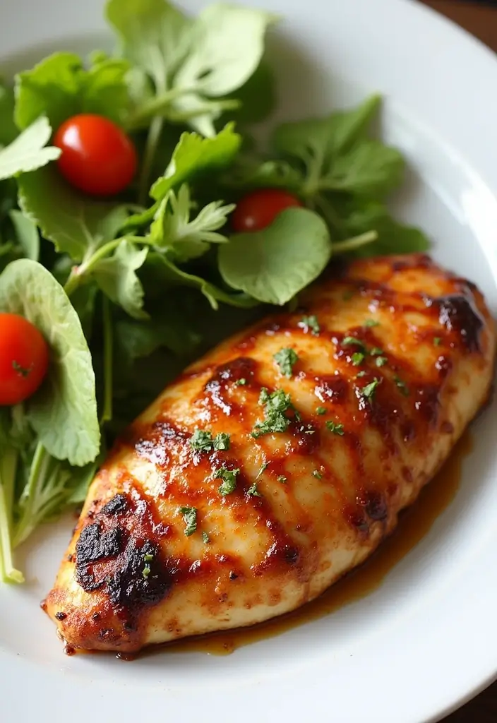 29 Healthy Baked Chicken Recipes That Are Simple and Delicious - 9. Honey Balsamic Baked Chicken