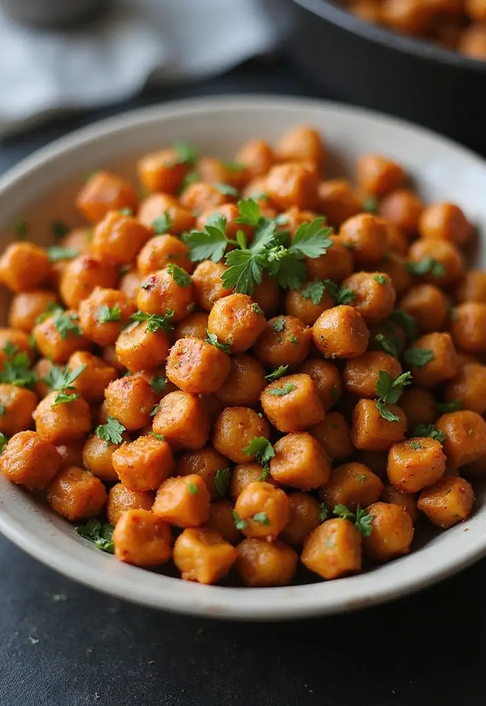 29 Healthy Blackstone Griddle Recipes Full of Flavor - 22. Smoked Paprika Chickpeas