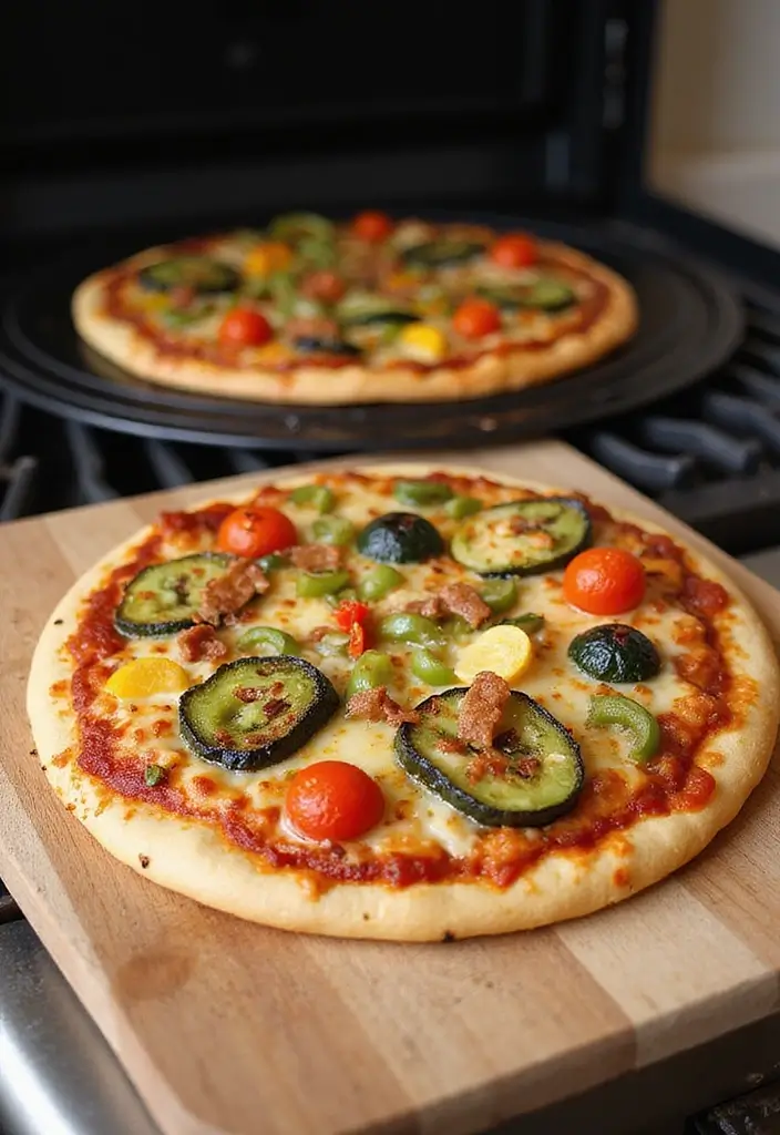 29 Healthy Blackstone Griddle Recipes Full of Flavor - 27. Grilled Veggie Pizza