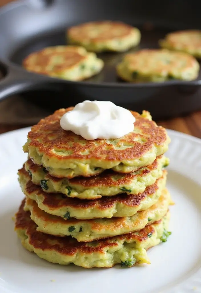 29 Healthy Blackstone Griddle Recipes Full of Flavor - 3. Zucchini Fritters