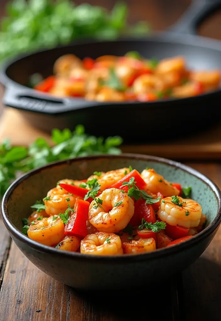 29 Healthy Blackstone Griddle Recipes Full of Flavor - 8. Shrimp and Vegetable Stir-Fry