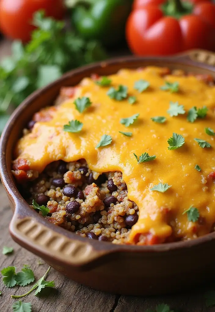 29 Healthy Casserole Recipes for Dinner That Everyone Will Love - 1. Quinoa and Black Bean Casserole