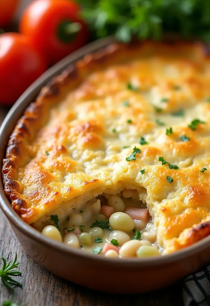 29 Healthy Casserole Recipes for Dinner That Everyone Will Love - 11. Gluten-Free Chicken Pot Pie Casserole