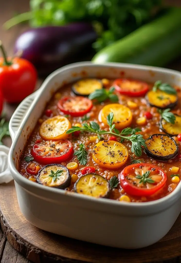 29 Healthy Casserole Recipes for Dinner That Everyone Will Love - 15. Ratatouille Casserole