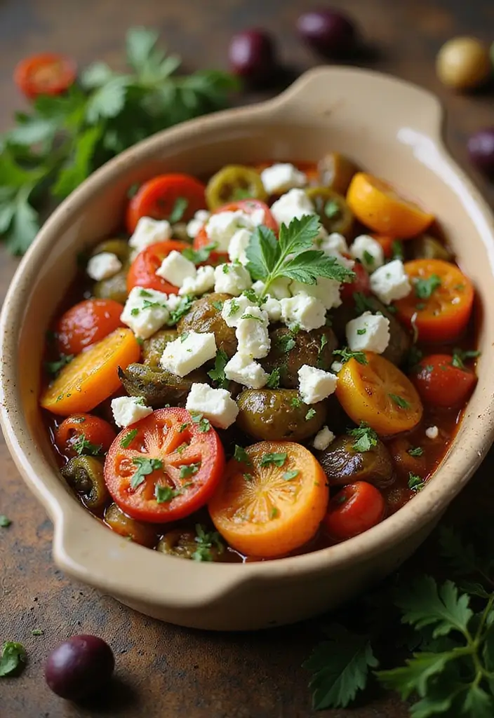 29 Healthy Casserole Recipes for Dinner That Everyone Will Love - 17. Mediterranean Vegetable Casserole