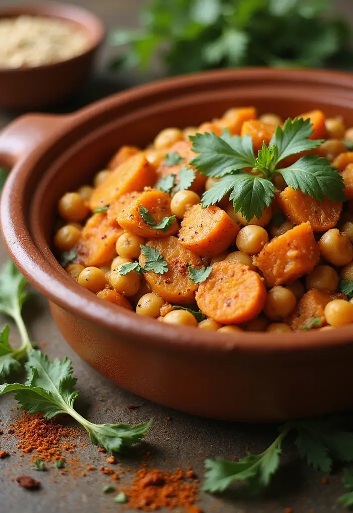 29 Healthy Casserole Recipes for Dinner That Everyone Will Love - 5. Moroccan Chickpea Casserole