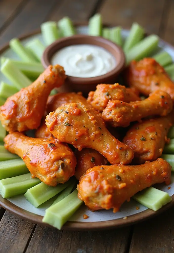 29 Healthy Chicken Drumstick Recipes That Are Oven-Ready - 11. Buffalo Style Drumsticks