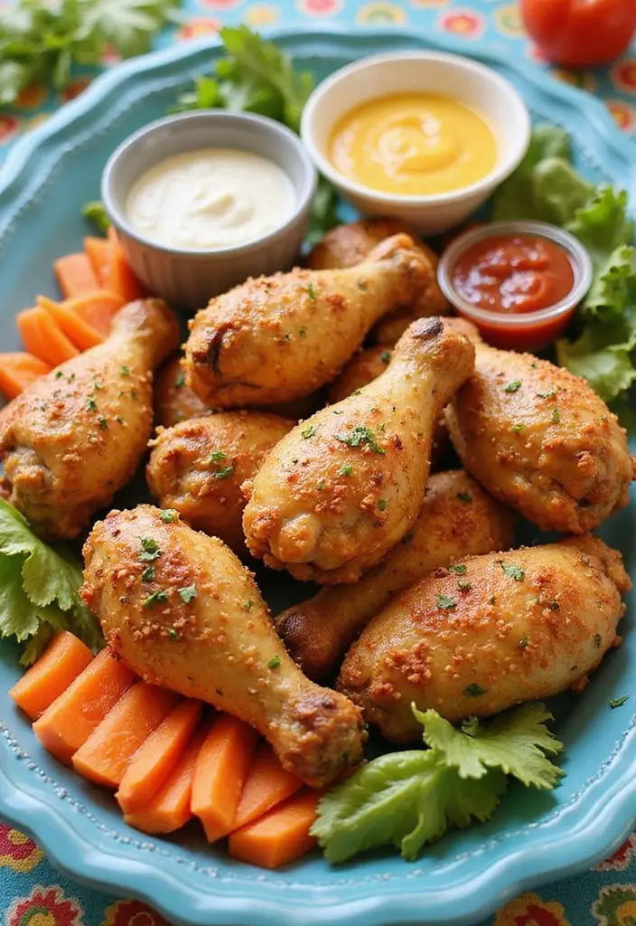 29 Healthy Chicken Drumstick Recipes That Are Oven-Ready - 13. Ranch Seasoned Drumsticks