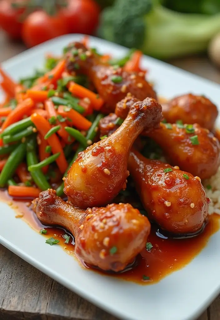 29 Healthy Chicken Drumstick Recipes That Are Oven-Ready - 17. Sweet & Sour Drumsticks