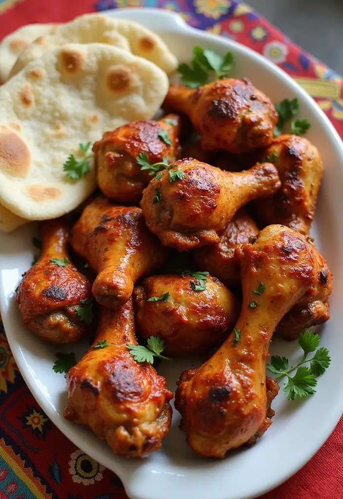 29 Healthy Chicken Drumstick Recipes That Are Oven-Ready - 23. Tandoori Drumsticks