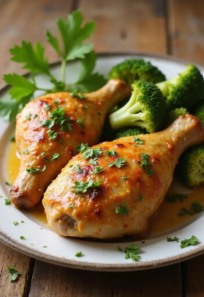 29 Healthy Chicken Drumstick Recipes That Are Oven-Ready - 7. Garlic Parmesan Drumsticks