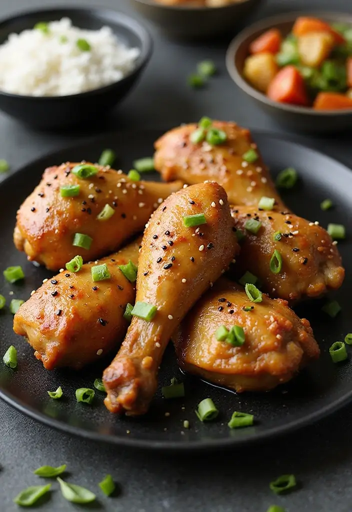 29 Healthy Chicken Drumstick Recipes That Are Oven-Ready - 9. Asian Ginger Drumsticks