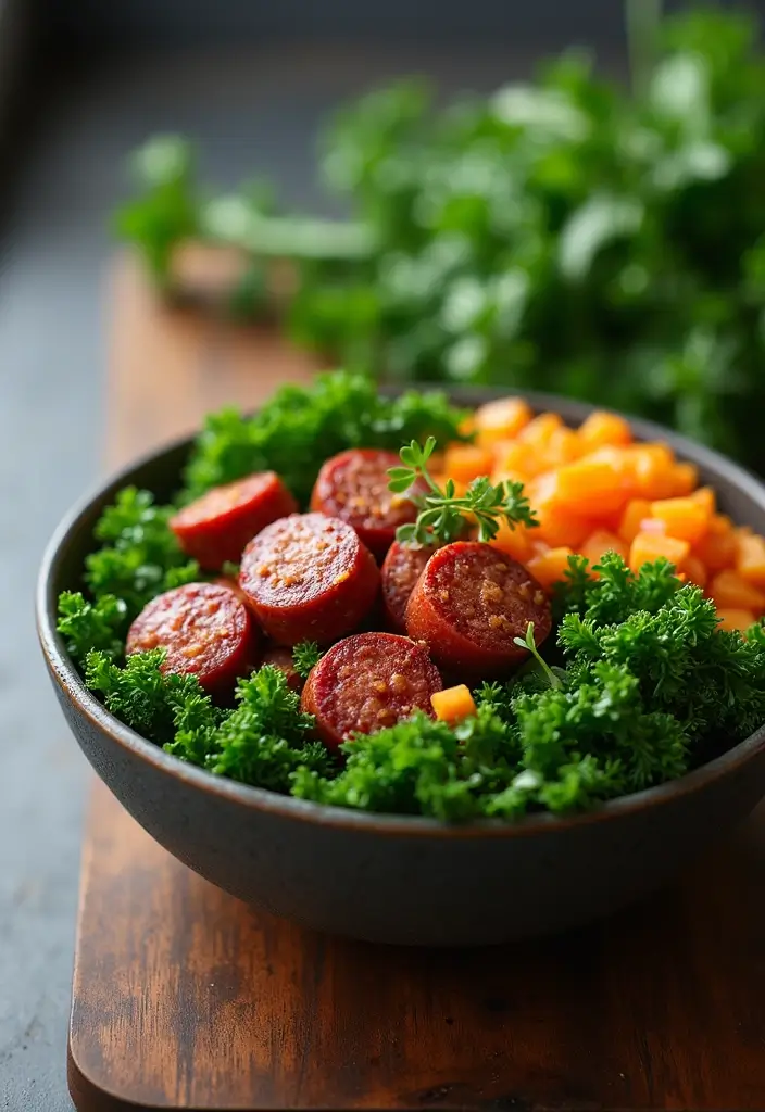 29 Healthy Hamburger Helper Recipes Made From Scratch - 26. Spicy Sausage and Kale Hamburger Helper