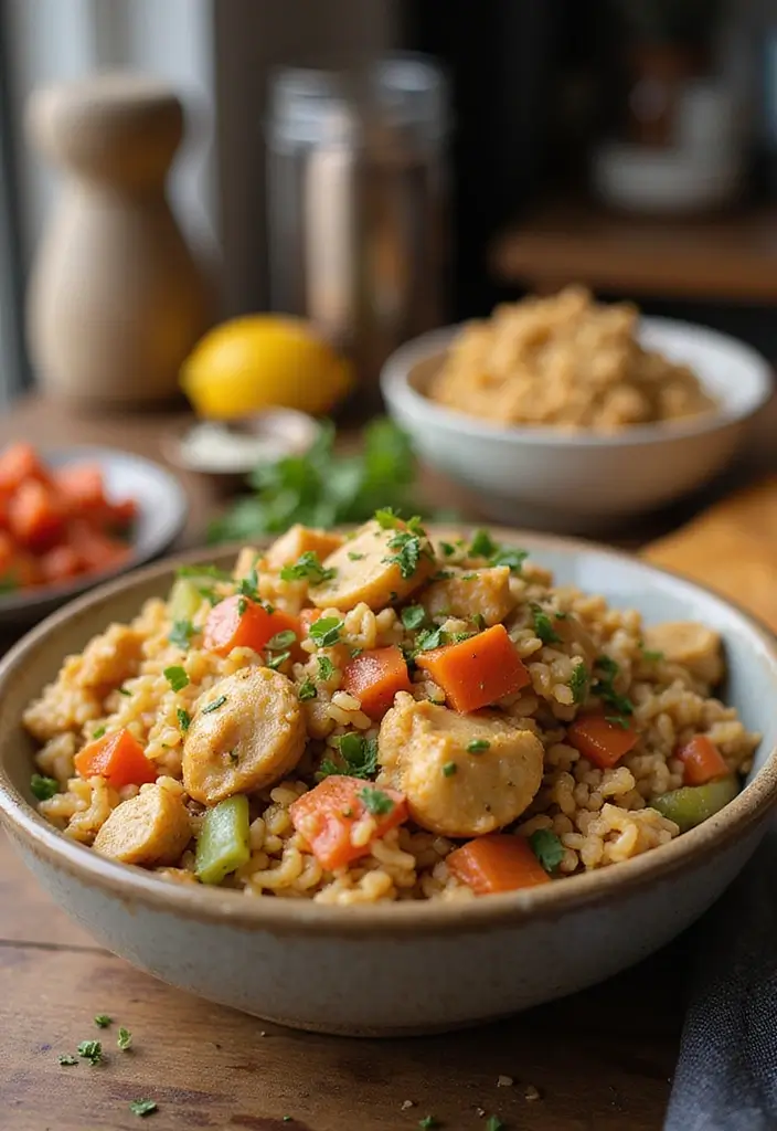 29 Healthy Hamburger Helper Recipes Made From Scratch - 27. Chicken and Rice Hamburger Helper