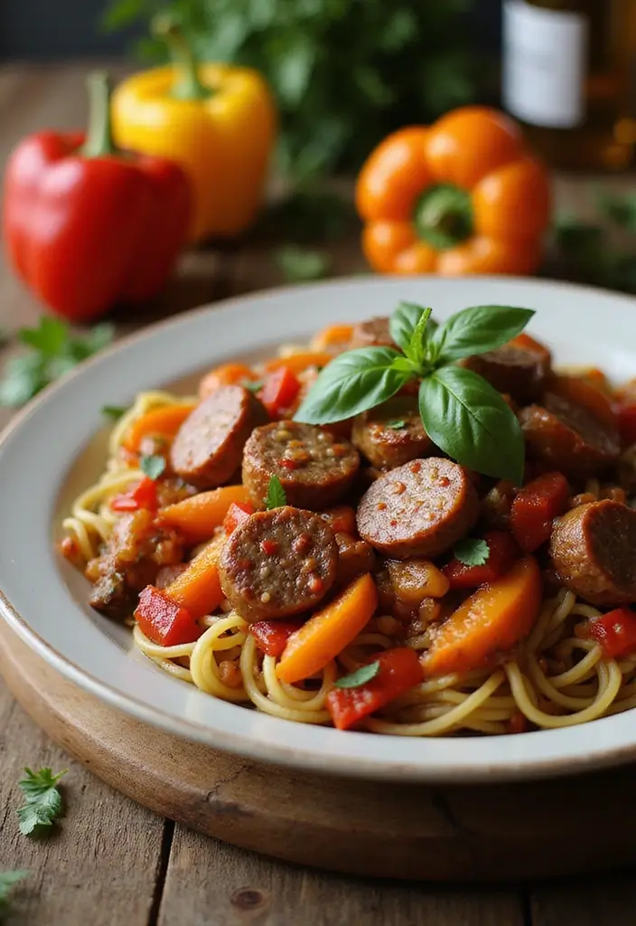 29 Healthy Hamburger Helper Recipes Made From Scratch - 5. Italian Sausage and Peppers Hamburger Helper