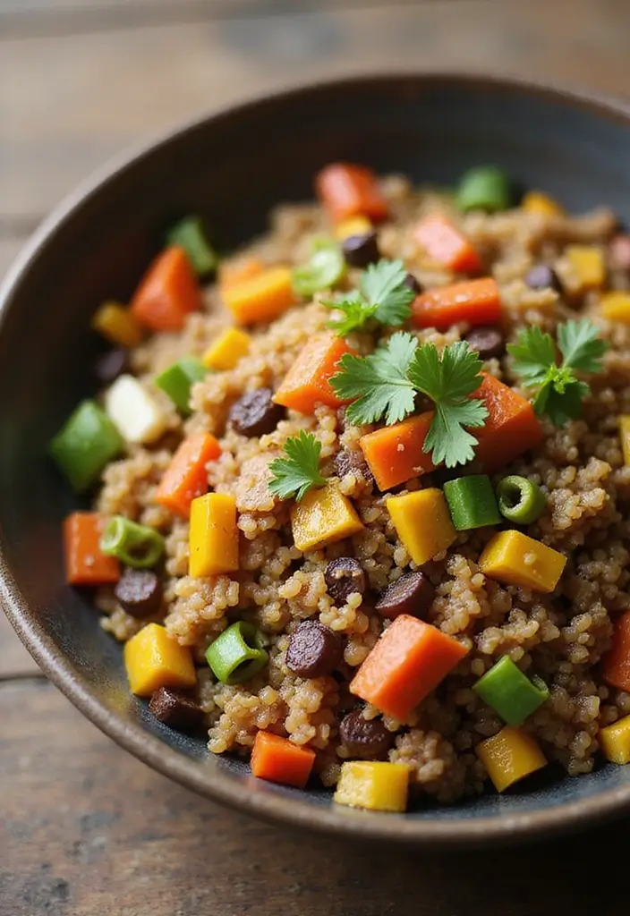 29 Healthy Hamburger Helper Recipes Made From Scratch - 6. Veggie-Packed Quinoa Hamburger Helper