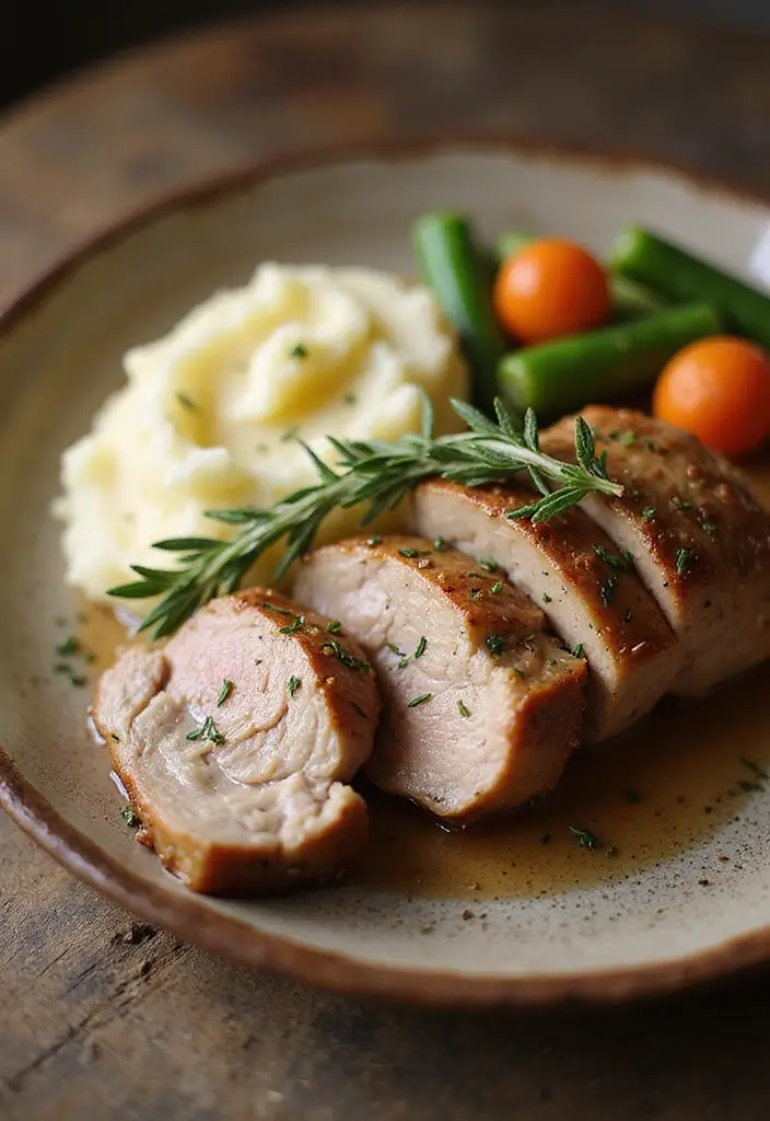 29 Healthy Pork Tenderloin Recipes That Stay Tender - 12. Rosemary Garlic Pork Tenderloin