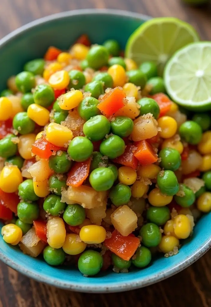 29 Healthy Side Dishes for Chicken That Complete the Meal - 24. Edamame and Corn Succotash
