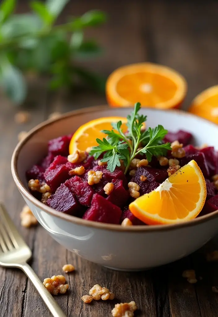 29 Healthy Side Dishes for Chicken That Complete the Meal - 29. Roasted Beet and Orange Salad