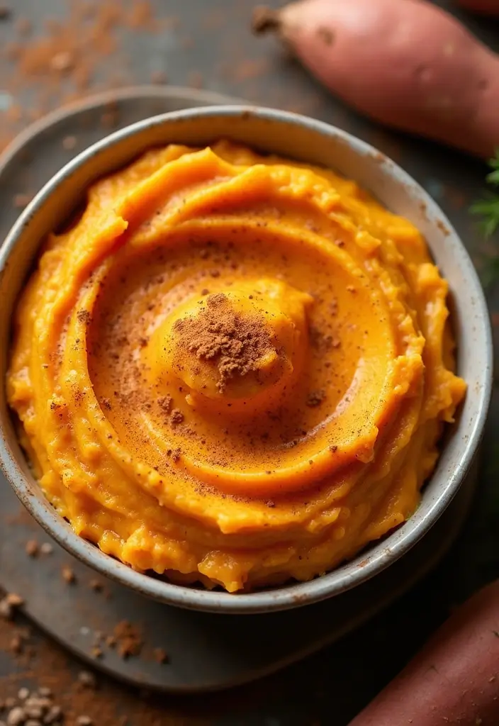 29 Healthy Side Dishes for Chicken That Complete the Meal - 4. Sweet Potato Mash