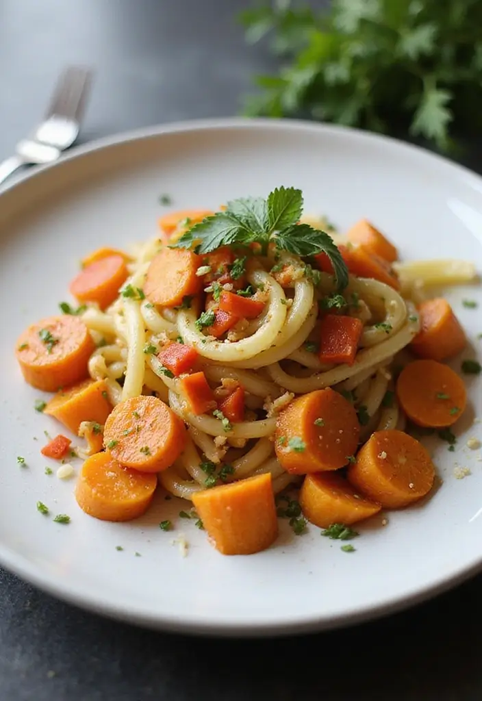 29 Pasta Primavera Recipes Healthy Dinners Full of Veggies - 20. Fennel and Carrot Pasta Primavera