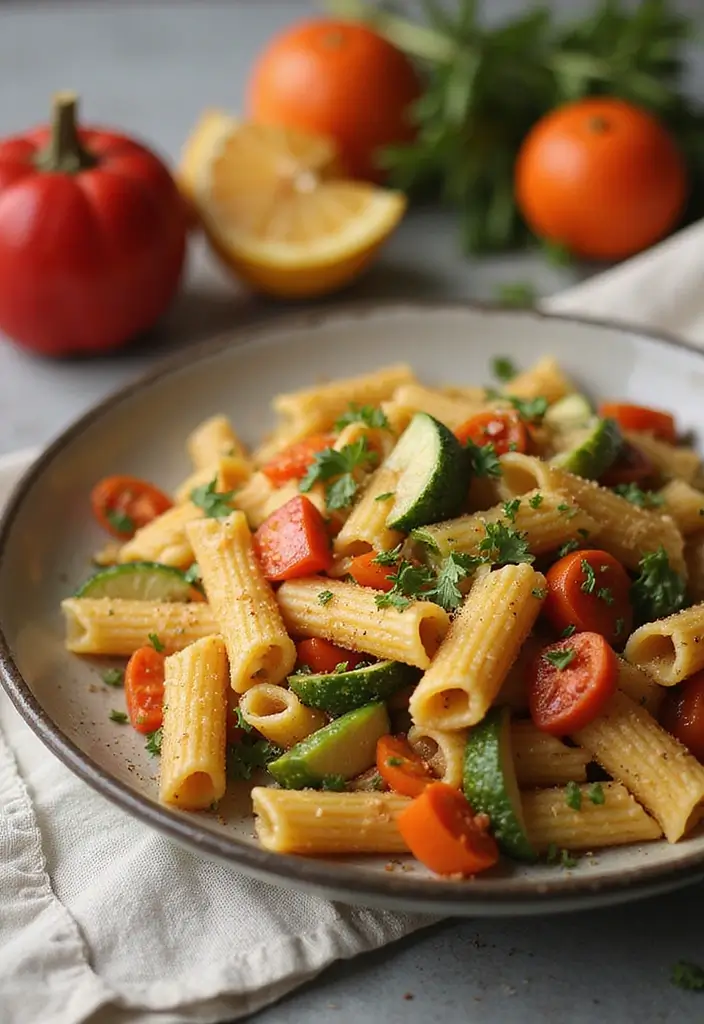 29 Pasta Primavera Recipes Healthy Dinners Full of Veggies - 23. Harvest Vegetable Pasta Primavera