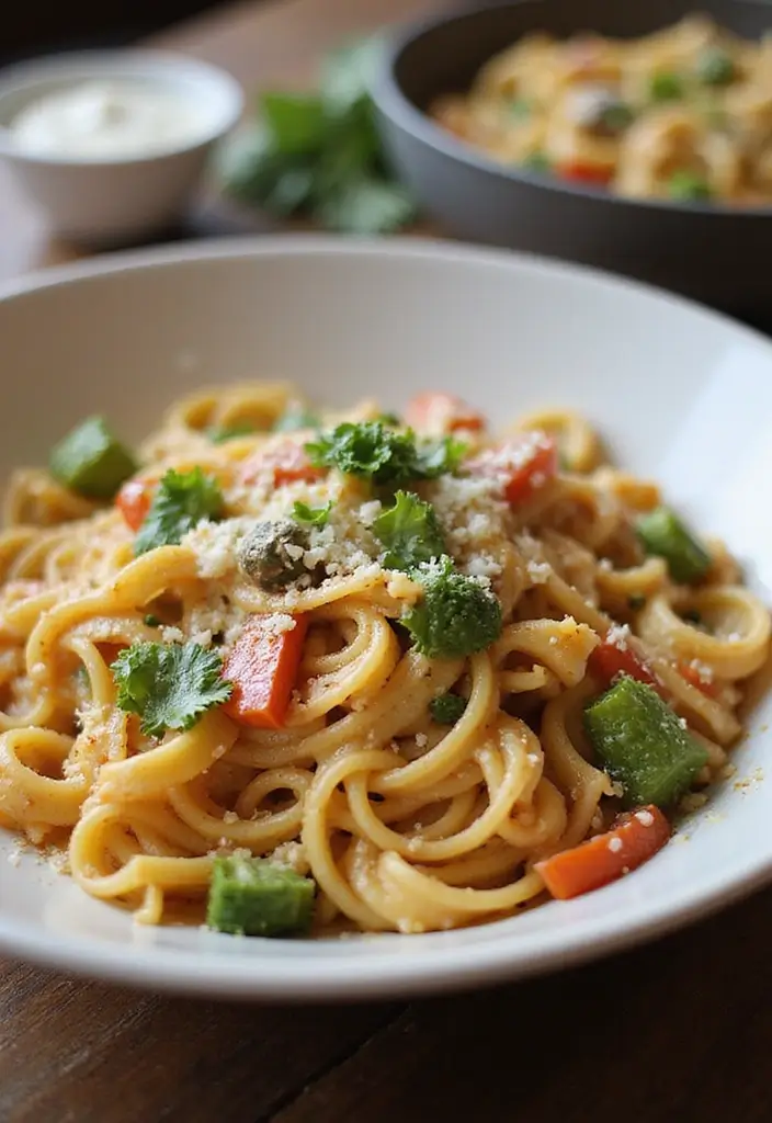 29 Pasta Primavera Recipes Healthy Dinners Full of Veggies - 27. Zesty Ranch Pasta Primavera