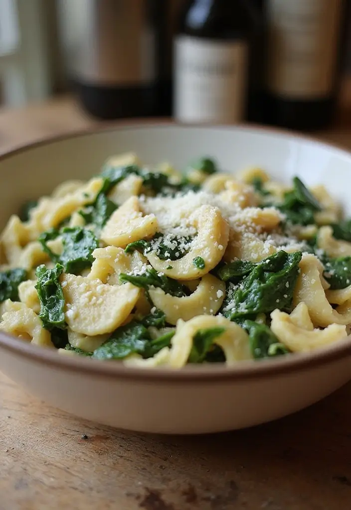 29 Pasta Primavera Recipes Healthy Dinners Full of Veggies - 5. Spinach and Artichoke Pasta Primavera