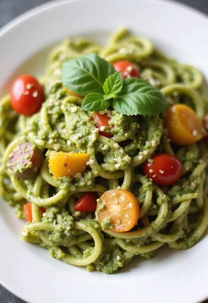 29 Pasta Primavera Recipes Healthy Dinners Full of Veggies - 6. Pesto Primavera Pasta