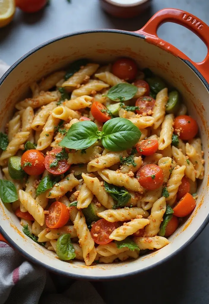 29 Pasta Primavera Recipes Healthy Dinners Full of Veggies - 8. One-Pot Pasta Primavera