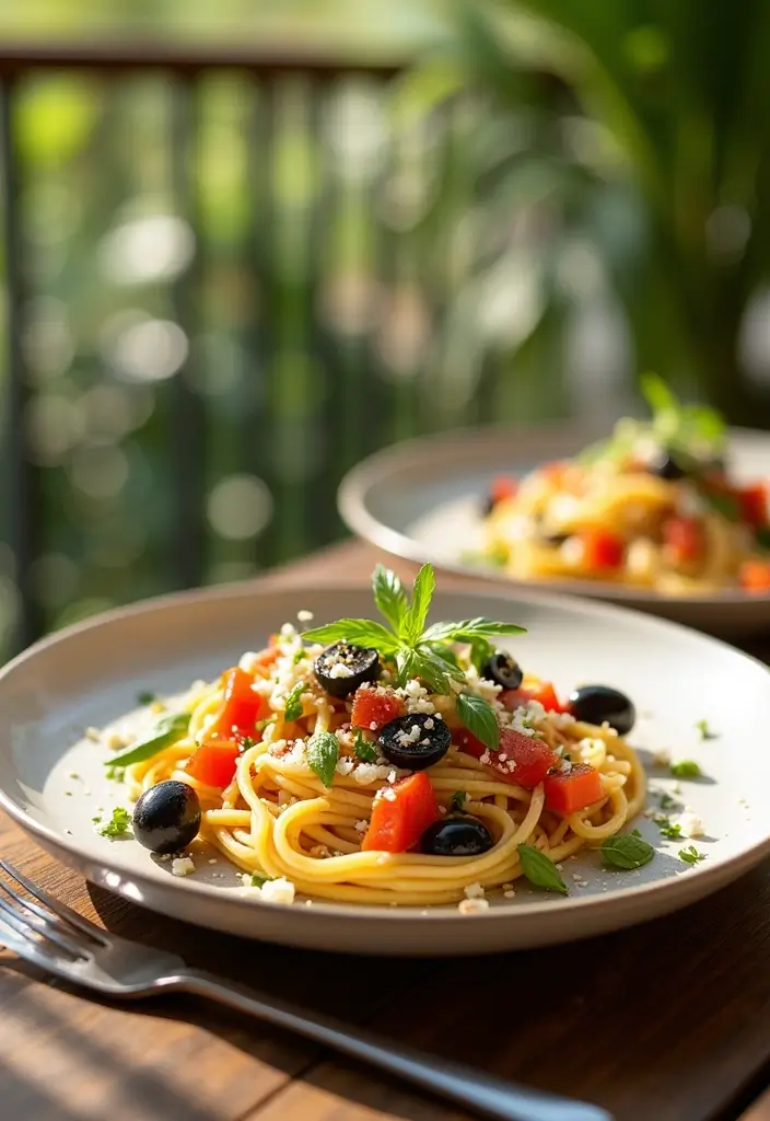 29 Pasta Primavera Recipes Healthy Dinners Full of Veggies - 9. Mediterranean Pasta Primavera