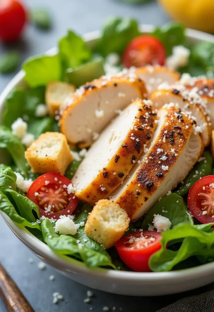 29 Rotisserie Chicken Recipes Healthy and Time-Saving - 8. Chicken Caesar Salad