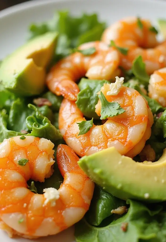 29 Shrimp Salad Recipes Healthy and Refreshing - 1. Citrus Shrimp Avocado Salad