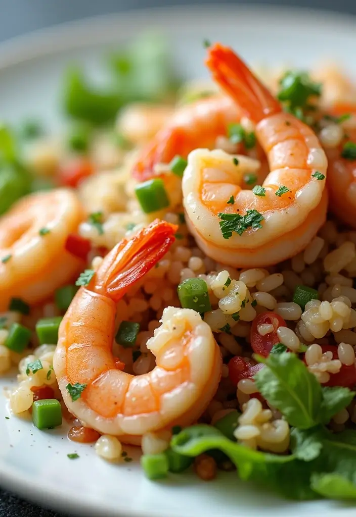 29 Shrimp Salad Recipes Healthy and Refreshing - 21. Shrimp and Rice Salad