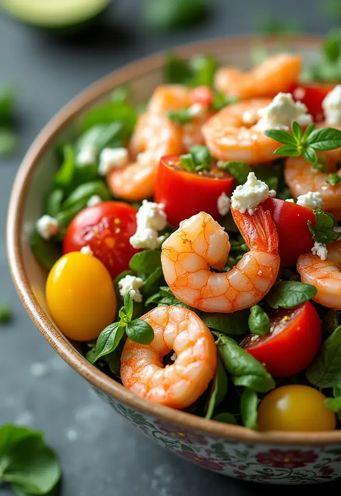 29 Shrimp Salad Recipes Healthy and Refreshing - 4. Mediterranean Shrimp Salad