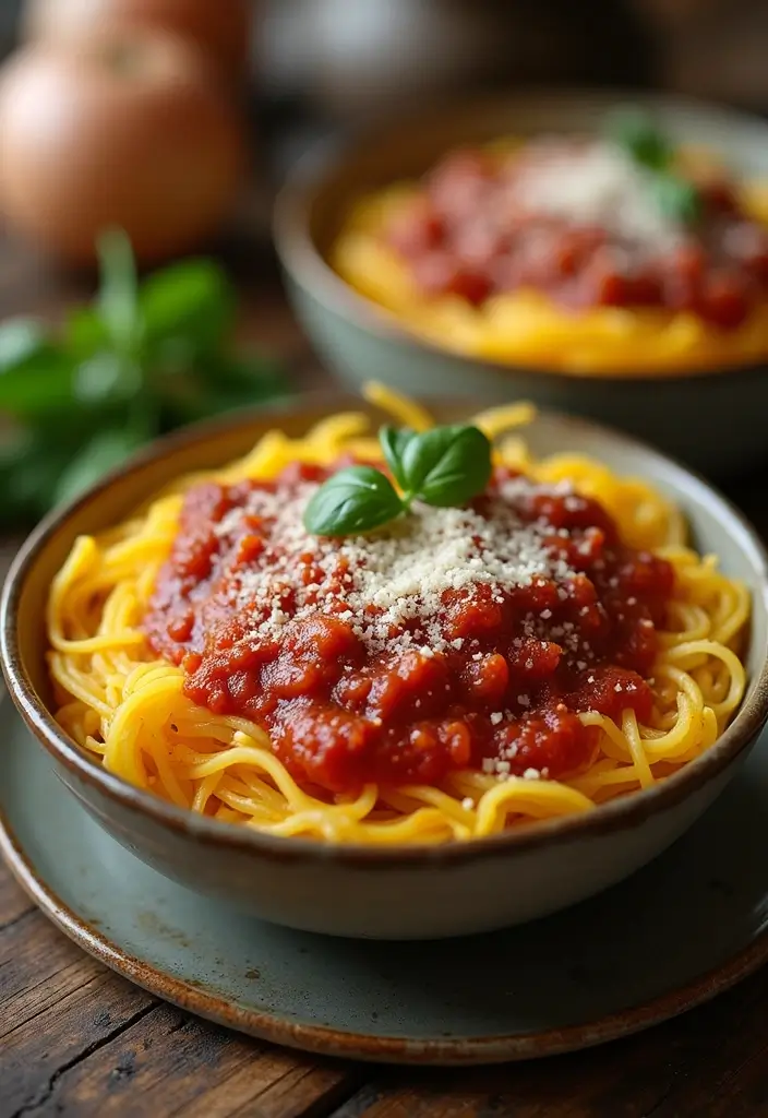 29 Trim Healthy Mama Recipes for Every Meal - 13. Spaghetti Squash with Marinara