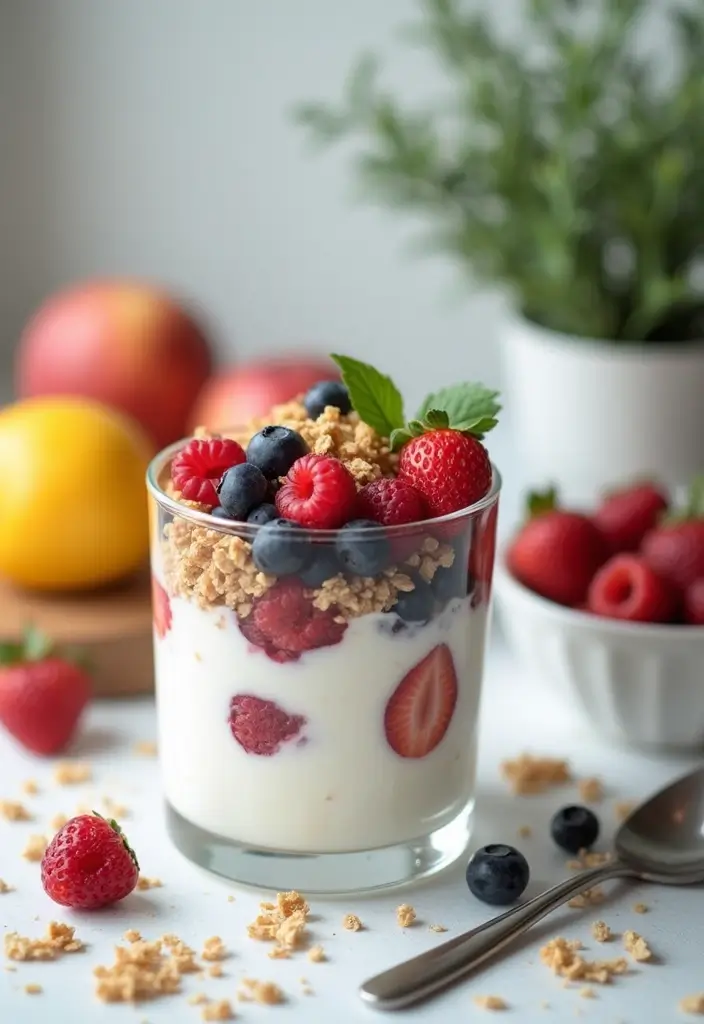 29 Trim Healthy Mama Recipes for Every Meal - 14. Greek Yogurt Parfait